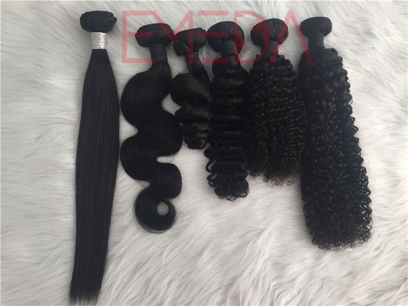 Wholesale top quality  virgin human hair bundles in Salon Beauty hair bundles YL250
